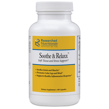 Soothe & Relaxx - 180 Capsules Researched Nutritionals Supplement - Conners Clinic